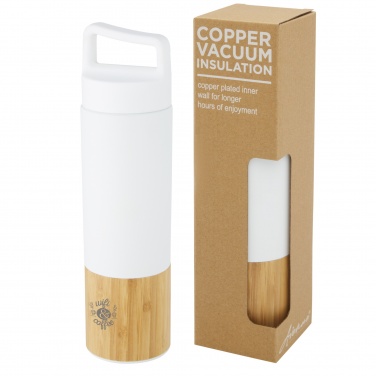 Logotrade promotional product picture of: Torne 540 ml  stainless steel bottle with bamboo outer wall