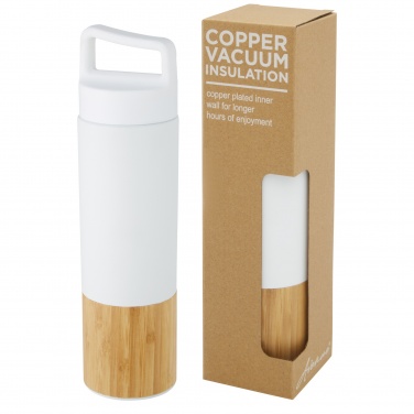 Logo trade corporate gifts picture of: Torne 540 ml  stainless steel bottle with bamboo outer wall