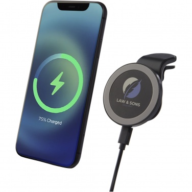 Logotrade promotional item image of: Magclick 10W wireless magnetic car charger