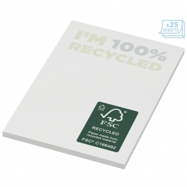 Logo trade advertising products image of: Sticky-Mate® recycled sticky notes 50 x 75 mm