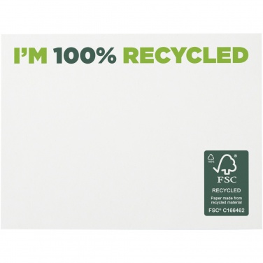 Logo trade promotional gift photo of: Sticky-Mate® recycled sticky notes 100x75 mm