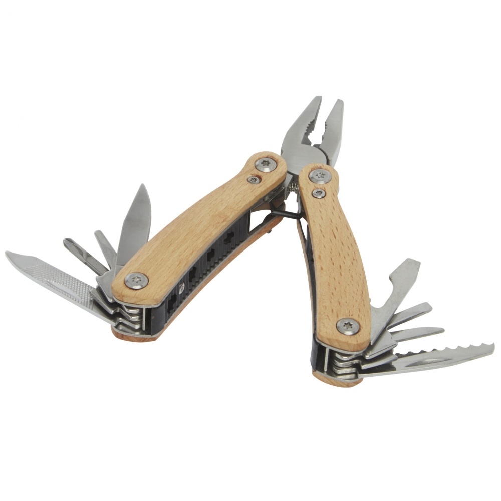 Logotrade promotional giveaways photo of: Anderson 12-function medium wooden multi-tool