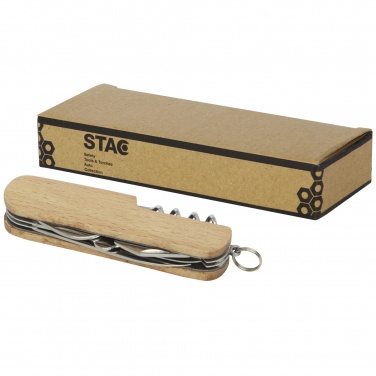Logotrade promotional merchandise picture of: Richard 7-function wooden pocket knife