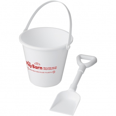 Logo trade promotional giveaways picture of: Tides recycled beach bucket and spade