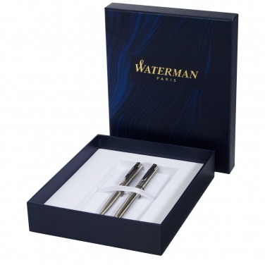 Logo trade promotional products image of: Waterman duo pen gift box