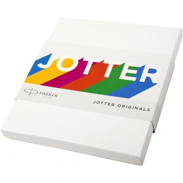 Logotrade promotional product picture of: Parker Classic notebook and Parker pen gift box