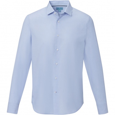 Logo trade promotional giveaway photo of: Cuprite long sleeve men's organic shirt