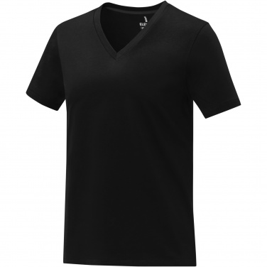 Logotrade promotional gift picture of: Somoto short sleeve women's V-neck t-shirt 