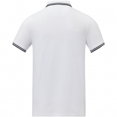 Logo trade advertising products picture of: Amarago short sleeve men's tipping polo