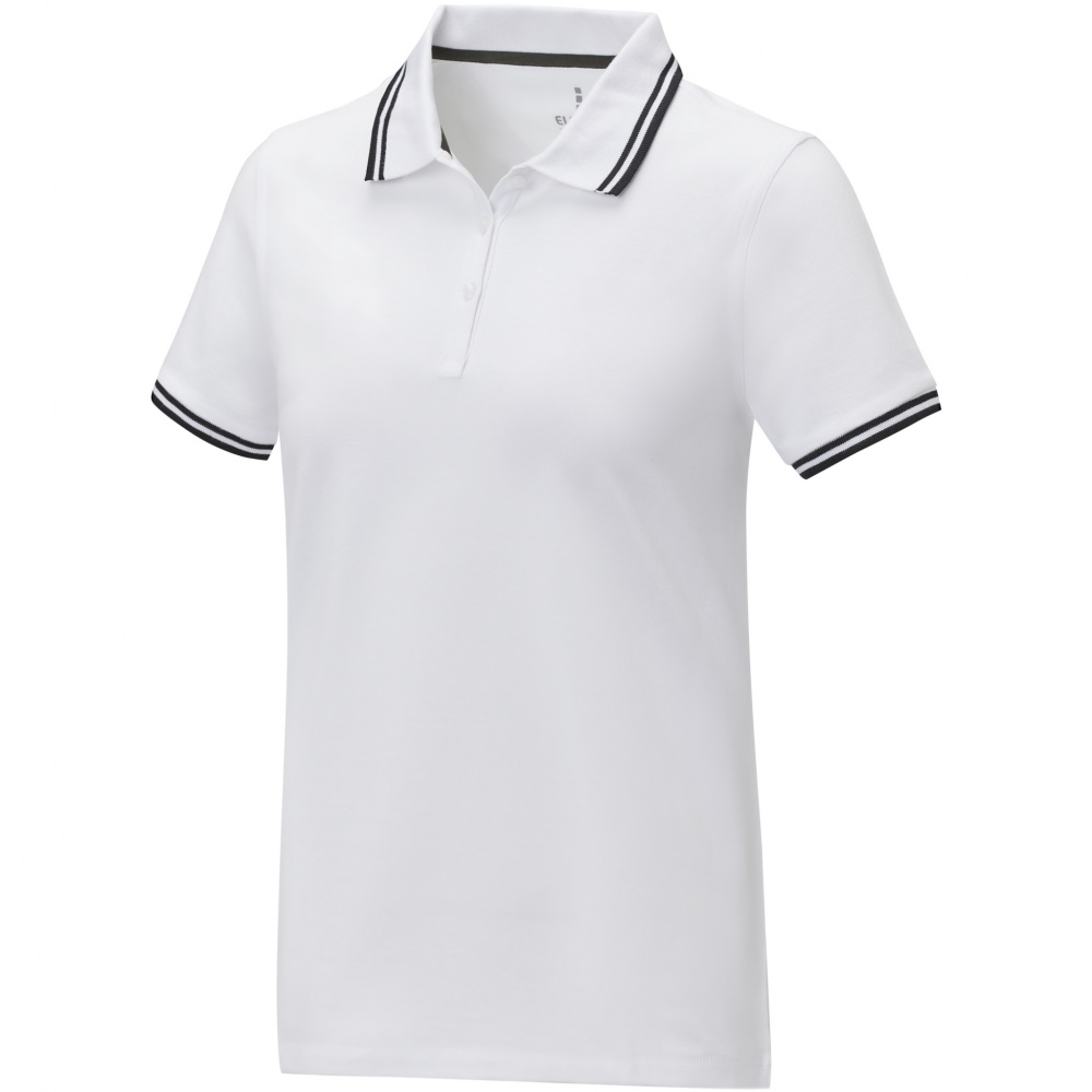 Logo trade promotional product photo of: Amarago short sleeve women's tipping polo