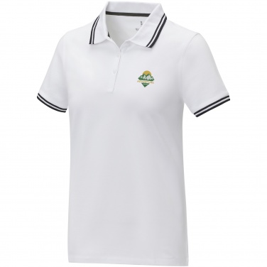 Logo trade promotional product photo of: Amarago short sleeve women's tipping polo