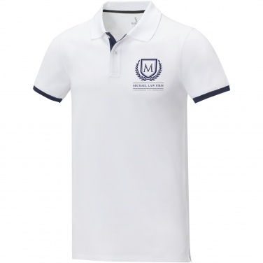 Logotrade business gifts photo of: Morgan short sleeve men's duotone polo
