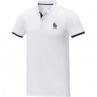 Logo trade business gifts image of: Morgan short sleeve men's duotone polo
