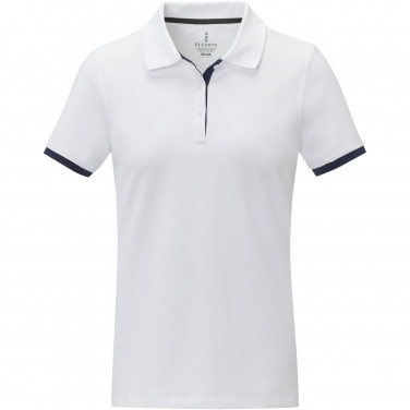 Logotrade promotional item picture of: Morgan short sleeve women's duotone polo