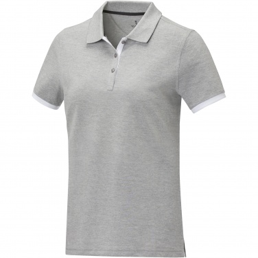 Logotrade corporate gift image of: Morgan short sleeve women's duotone polo