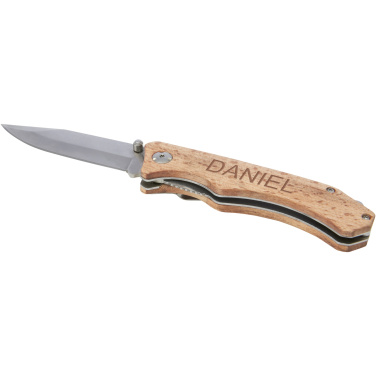 Logo trade corporate gifts image of: Dave pocket knife with belt clip