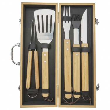 Logo trade promotional gifts picture of: Churras 5-piece BBQ set