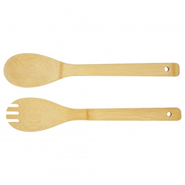 Logo trade business gift photo of: Argulls bamboo salad bowl and tools