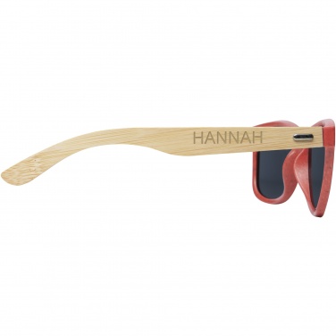 Logo trade promotional gift photo of: Sun Ray bamboo sunglasses