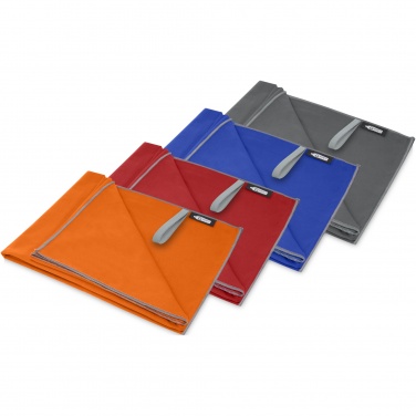 Logo trade promotional products image of: Pieter recycled PET ultra lightweight and quick dry towel 130 x 80 cm