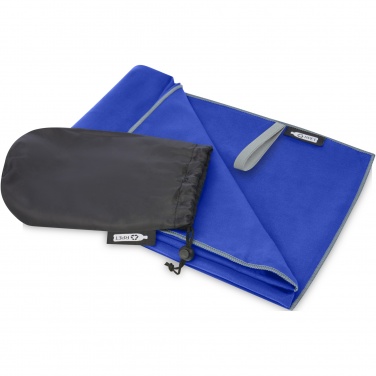 Logotrade promotional gift picture of: Pieter recycled PET ultra lightweight and quick dry towel 130 x 80 cm