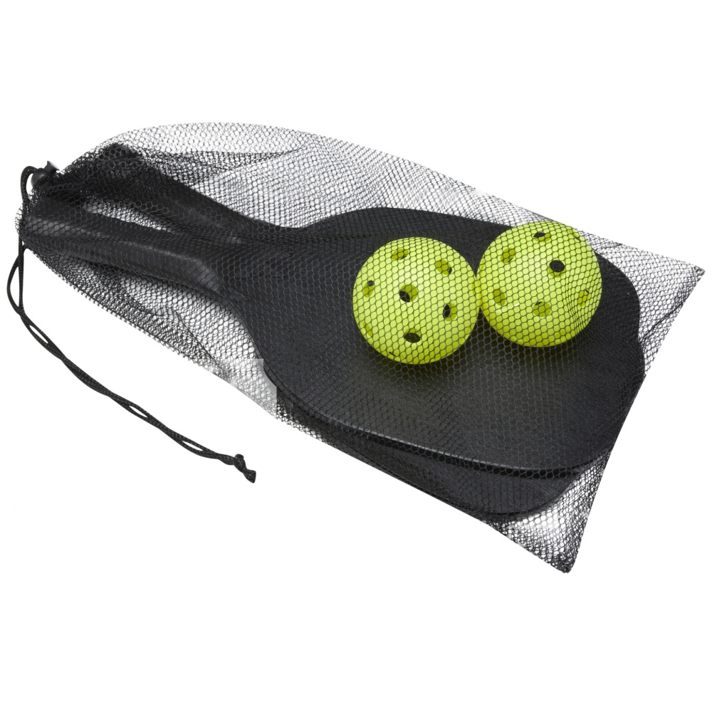 Logo trade advertising products picture of: Enrique paddle set in mesh pouch