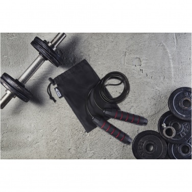 Logotrade corporate gift picture of: Austin soft skipping rope in recycled PET pouch