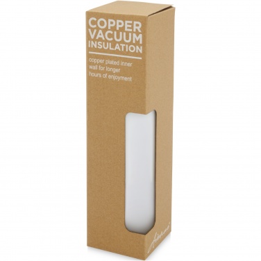 Logo trade advertising products image of: Marka 600 ml copper vacuum insulated bottle with metal loop