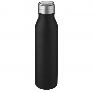 Logo trade promotional gift photo of: Harper 700 ml stainless steel water bottle with metal loop