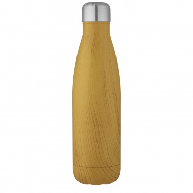Logo trade corporate gift photo of: Cove 500 ml vacuum insulated stainless steel bottle with wood print