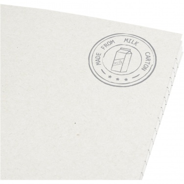 Logotrade promotional product image of: Dairy Dream A5 size reference recycled milk cartons cahier notebook