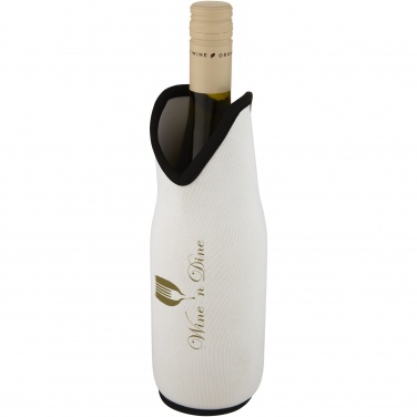 Logo trade promotional giveaway photo of: Noun recycled neoprene wine sleeve holder