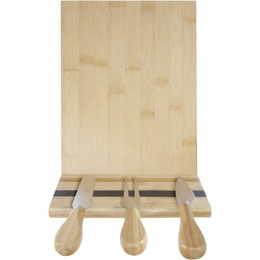 Logotrade business gifts photo of: Mancheg bamboo magnetic cheese board and tools