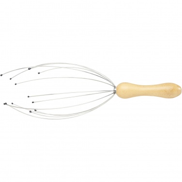 Logotrade promotional products photo of: Hator bamboo head massager