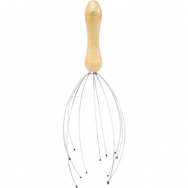 Logo trade promotional items image of: Hator bamboo head massager