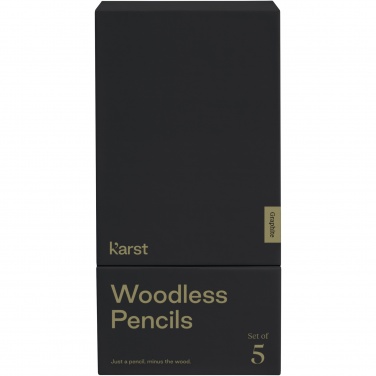Logo trade promotional merchandise photo of: Karst® 5-pack 2B woodless graphite pencils