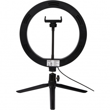 Logotrade advertising product picture of: Studio ring light for selfies and vlogging with phone holder and tripod