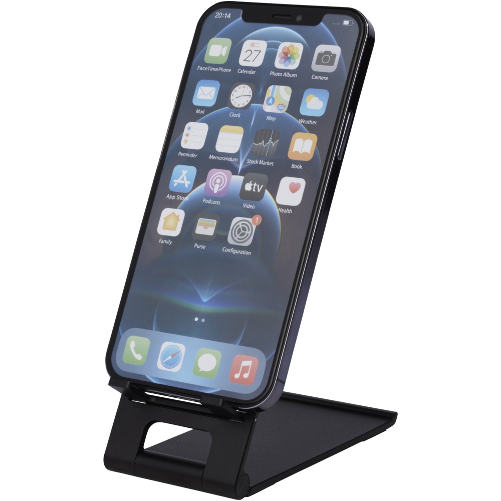 Logo trade advertising products image of: Rise slim aluminium phone stand