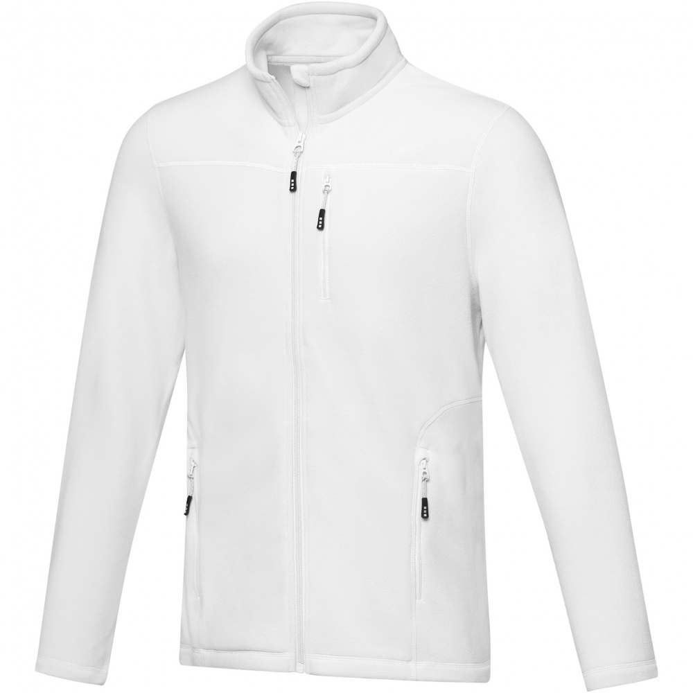 Logotrade promotional merchandise image of: Amber men's GRS recycled full zip fleece jacket