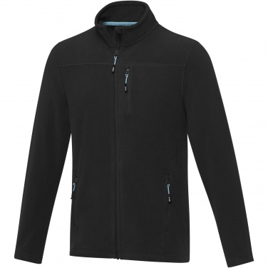 Logo trade promotional products image of: Amber men's GRS recycled full zip fleece jacket