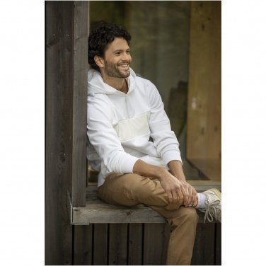 Logo trade promotional merchandise photo of: Sayan men's half zip anorak hooded sweater