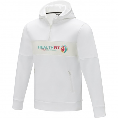 Logotrade advertising products photo of: Sayan men's half zip anorak hooded sweater
