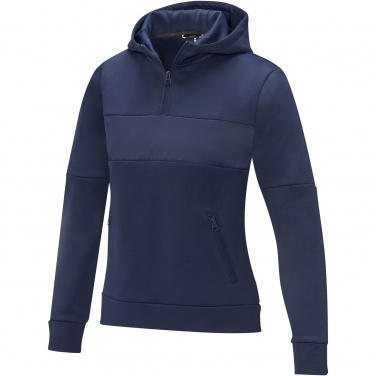 Logotrade advertising product image of: Sayan women's half zip anorak hooded sweater