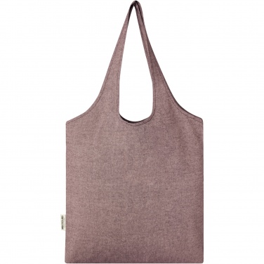 Logo trade advertising products picture of: Pheebs 150 g/m² recycled cotton trendy tote bag 7L