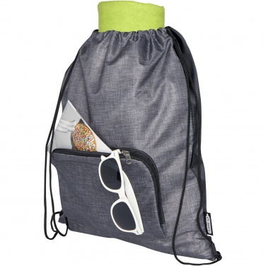 Logotrade promotional giveaway picture of: Ash recycled foldable drawstring bag 7L