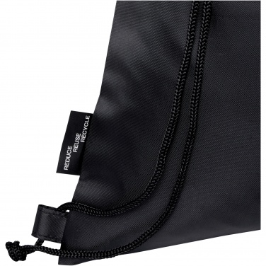 Logotrade promotional item image of: Ash recycled foldable drawstring bag 7L