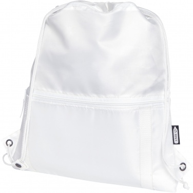 Logo trade business gift photo of: Adventure recycled insulated drawstring bag 9L