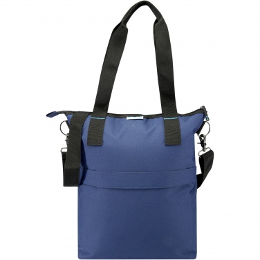 Logotrade corporate gift picture of: REPREVE® Our Ocean™ 15" GRS RPET laptop tote bag 12L