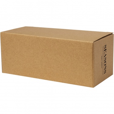 Logo trade corporate gift photo of: Manti 2-piece 100 ml double-wall glass cup with bamboo coaster 