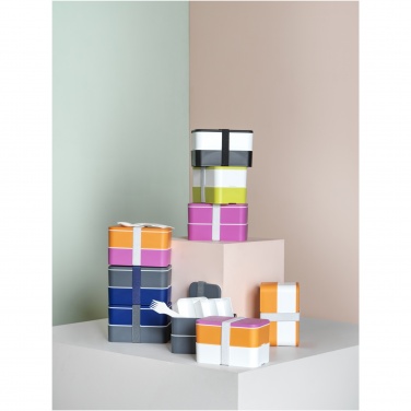 Logo trade promotional item photo of: MIYO double layer lunch box